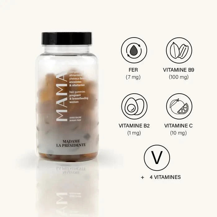 Madame La Présidente – Gummies Femmes Enceintes Allaitantes MAMA