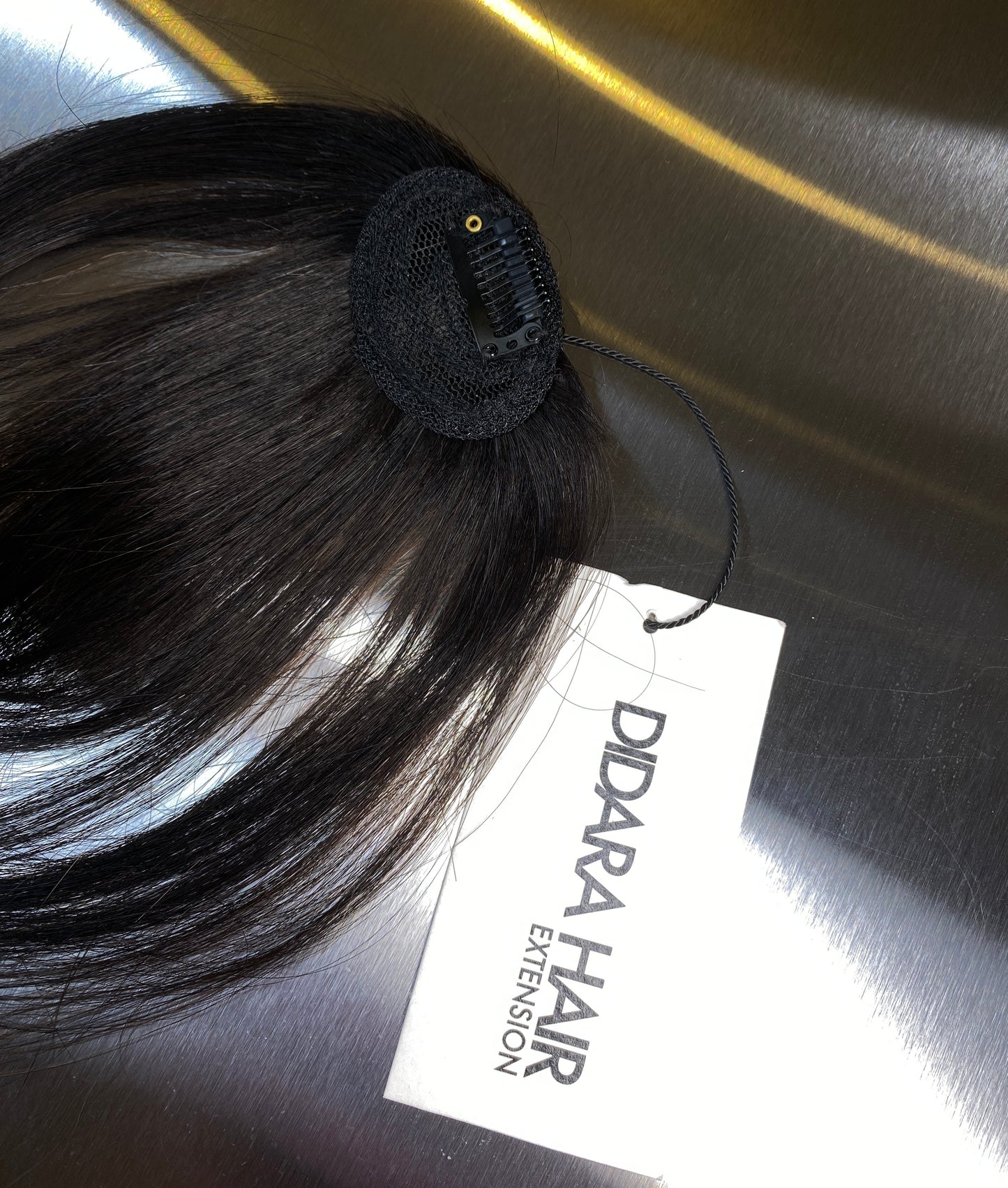 La Charismatique - Frange à Clips Texture Lisse - Cheveux 100% humains