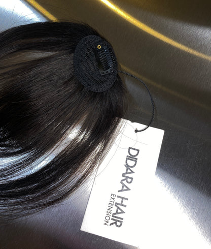 La Charismatique - Frange à Clips Texture Lisse - Cheveux 100% humains