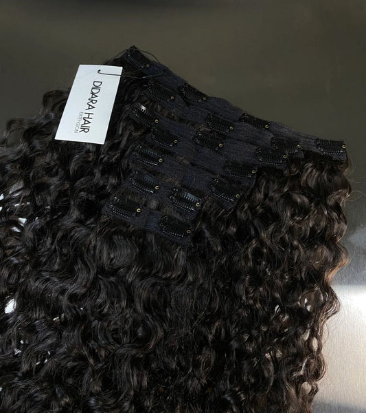 La captivante - Clips Bouclés – Extensions 100% Cheveux Humains