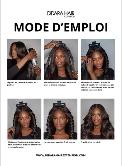 Extensions cheveux naturels 100% Raw Hair – Mèches vierges naturelles, faciles à coiffer et entretenir