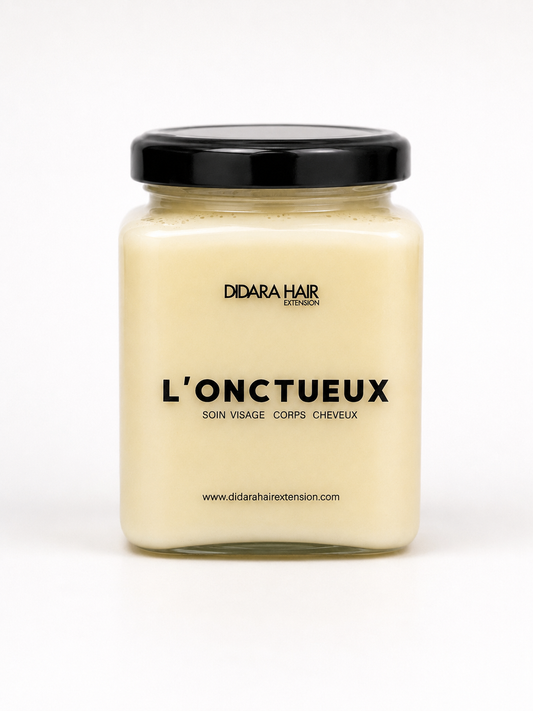 L’ONCTUEUX - Baume Capillaire Ultra-Nourrissant – Karité du Bénin & Argan du Maroc - 300ml